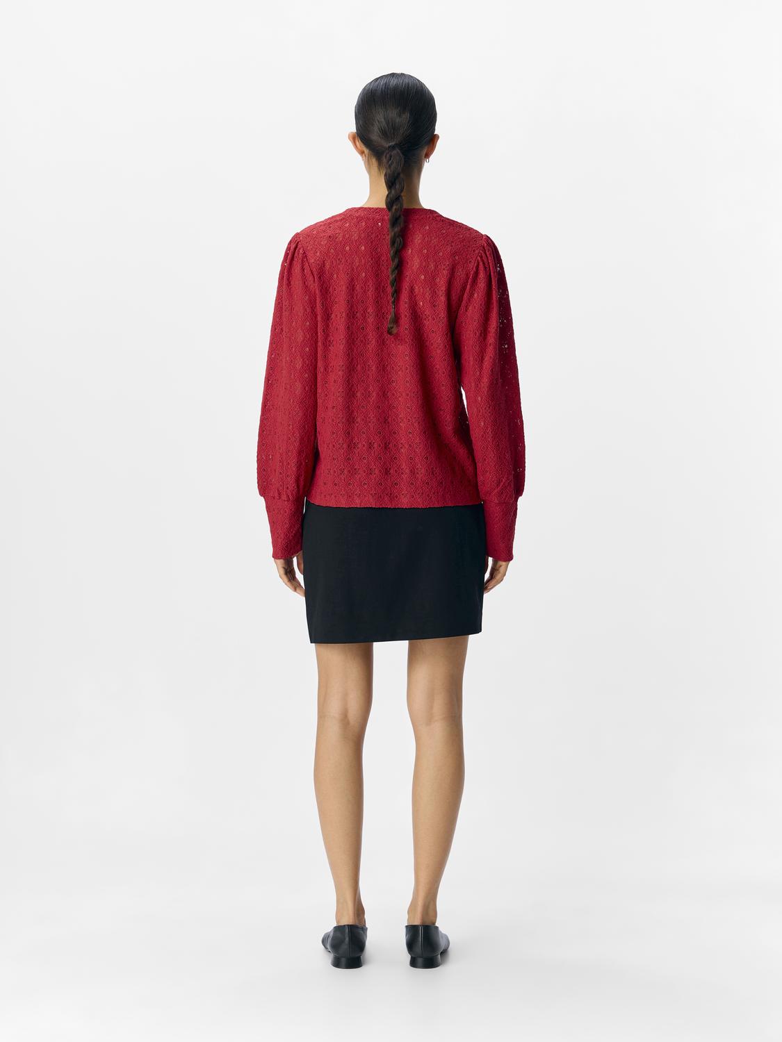 Objlaila L/s Re Top Noos Mørkerød