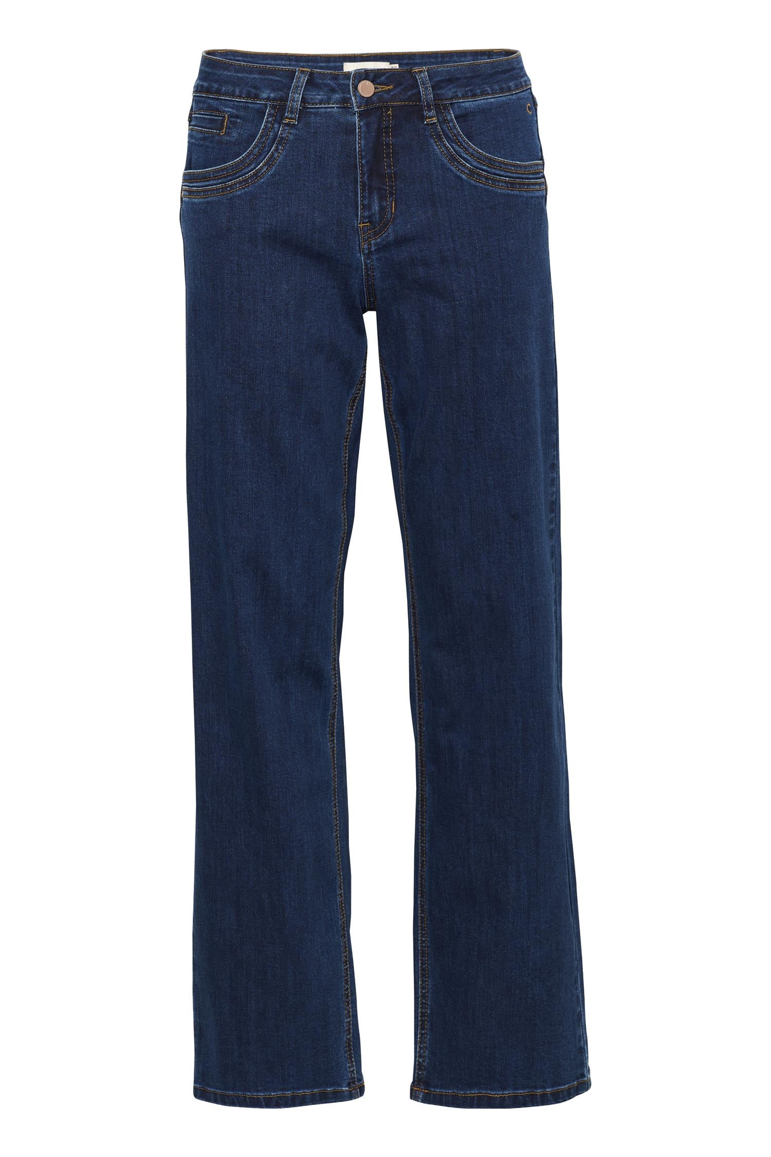 Crlone Straight Leg Jeans - Coco Fit Dark Blue Denim