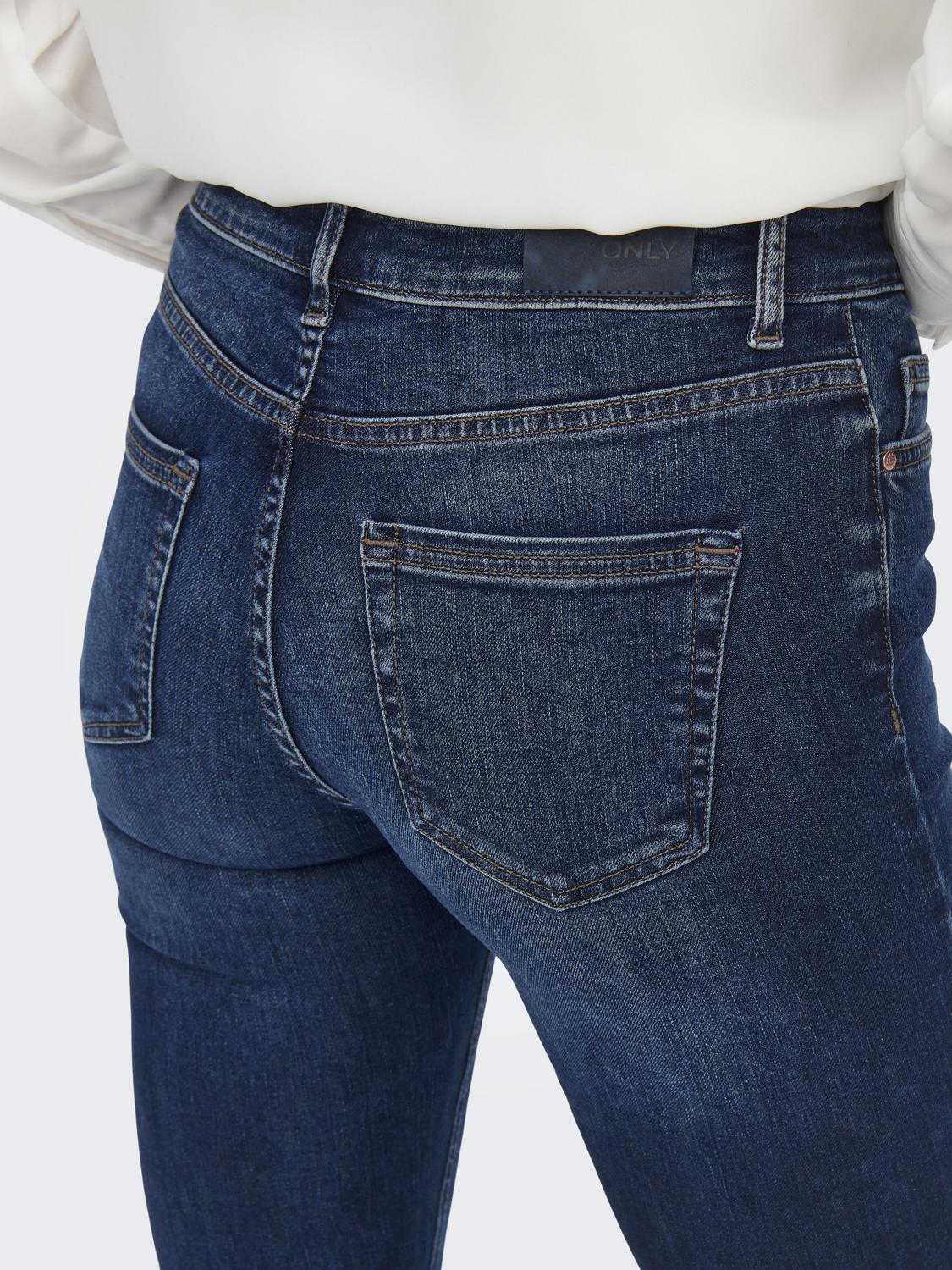 Onlblush Mid Flared Dnm Tai021 Noos Mørkeblå