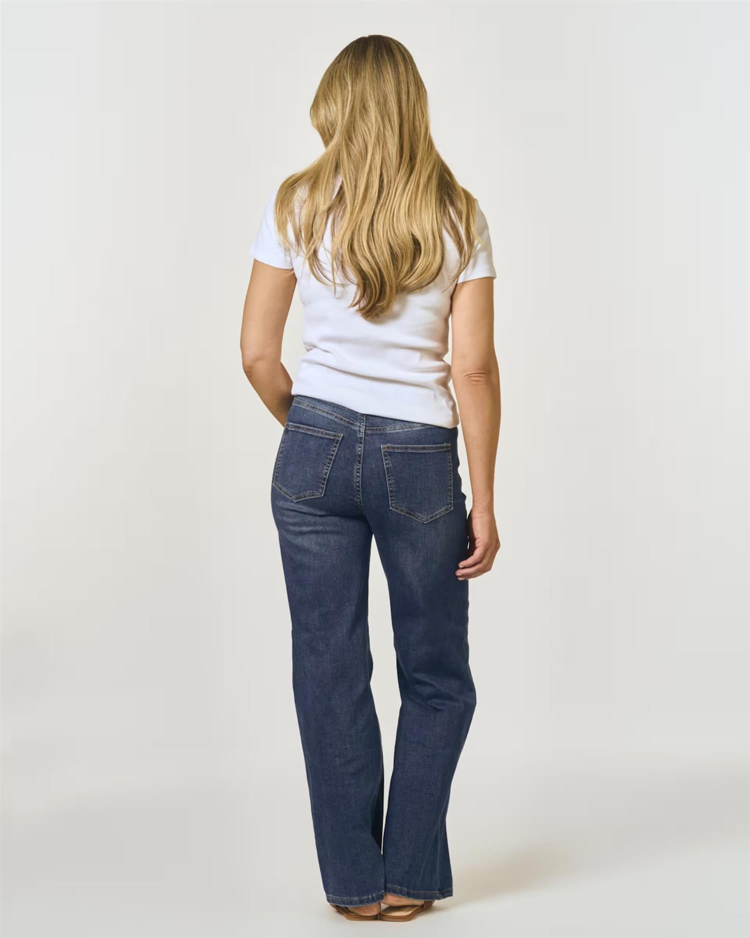 ELLIE 4007 JEANS Mørkeblå