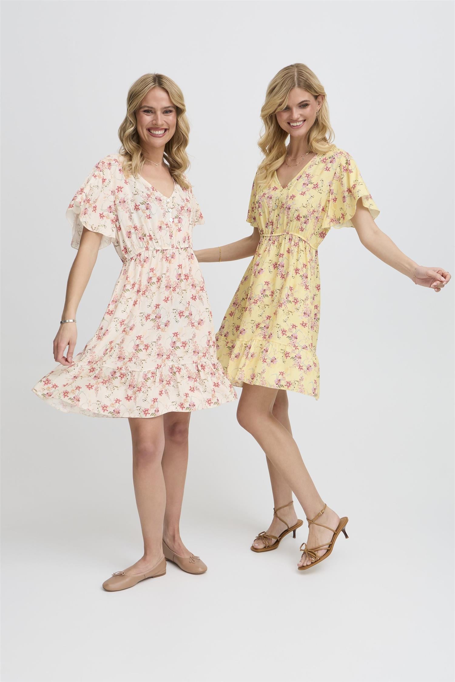 SBGISLA SHORT DRESS Hvit