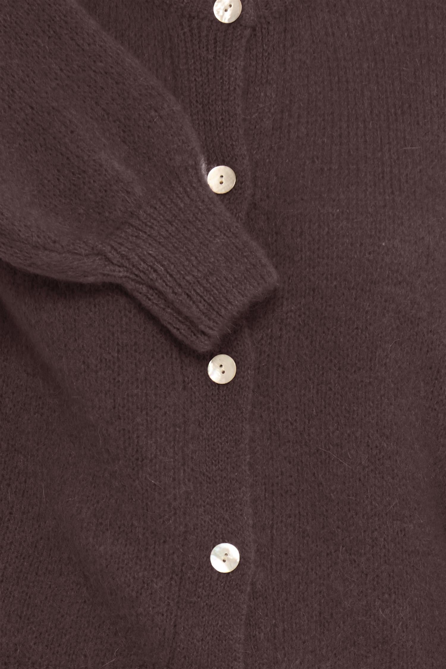 Sbgulvig Knit Cardigan Chocolate Torte