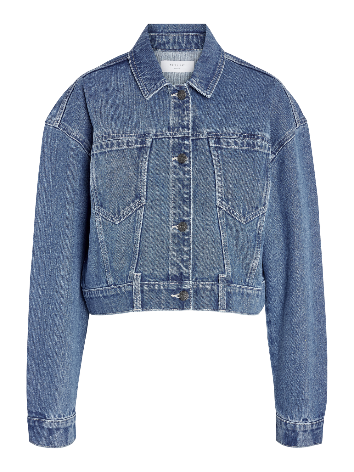 NMRONJA L/S CROP DNM JACKET VI433MB NOOS Blå