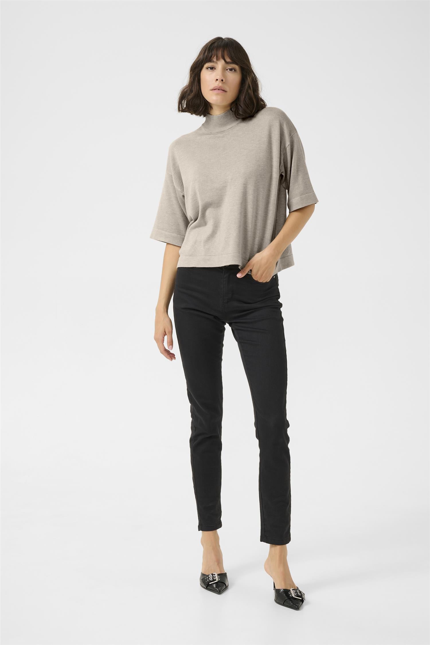 Kalizza Turtleneck Feather Gray Melange