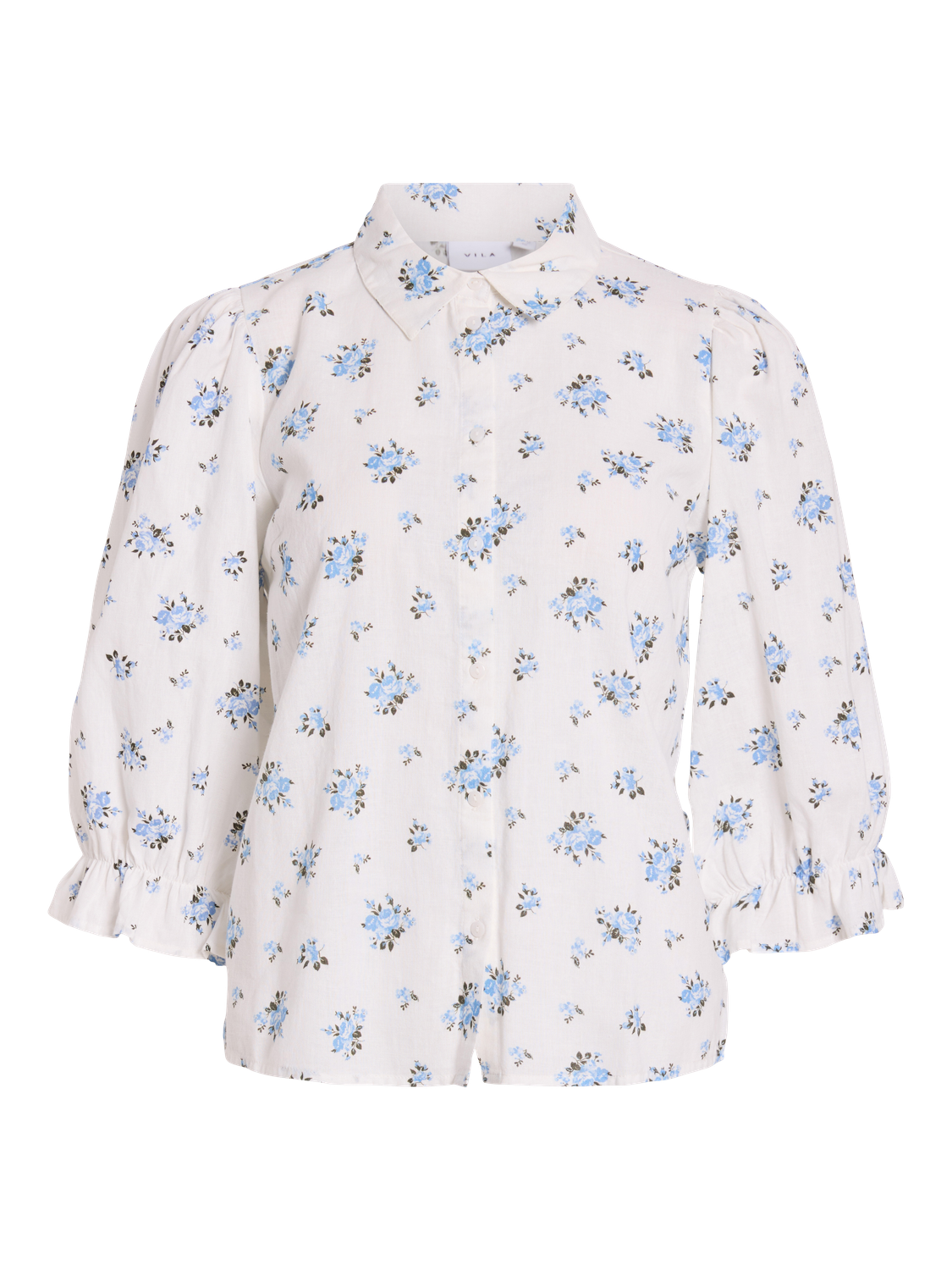VIELLA MIA 3/4 SHIRT/LN Kentucky Blue