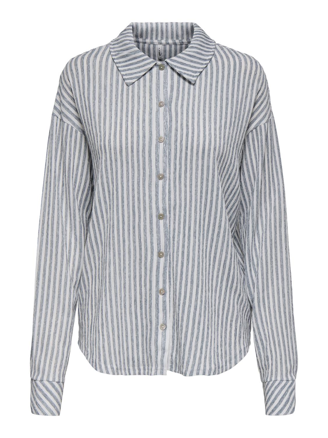 ONLLOTTIE L/S SHIRT JRS Hvit