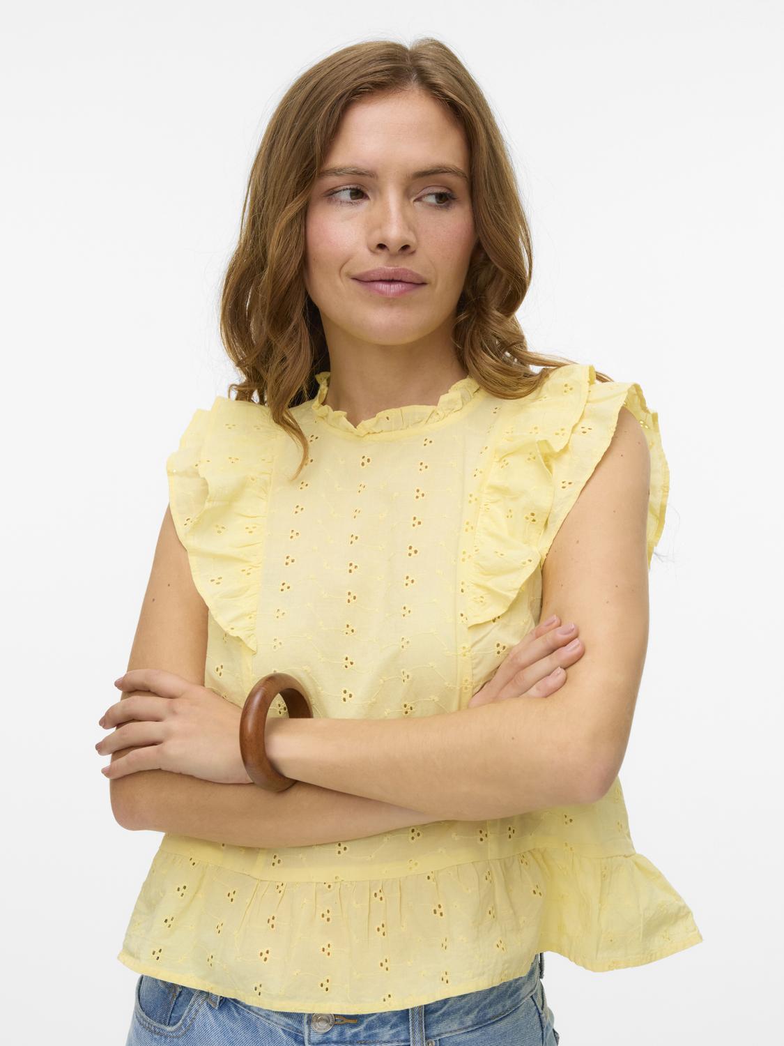 VMKAMMY SL HIGH NECK TOP VMA Gul