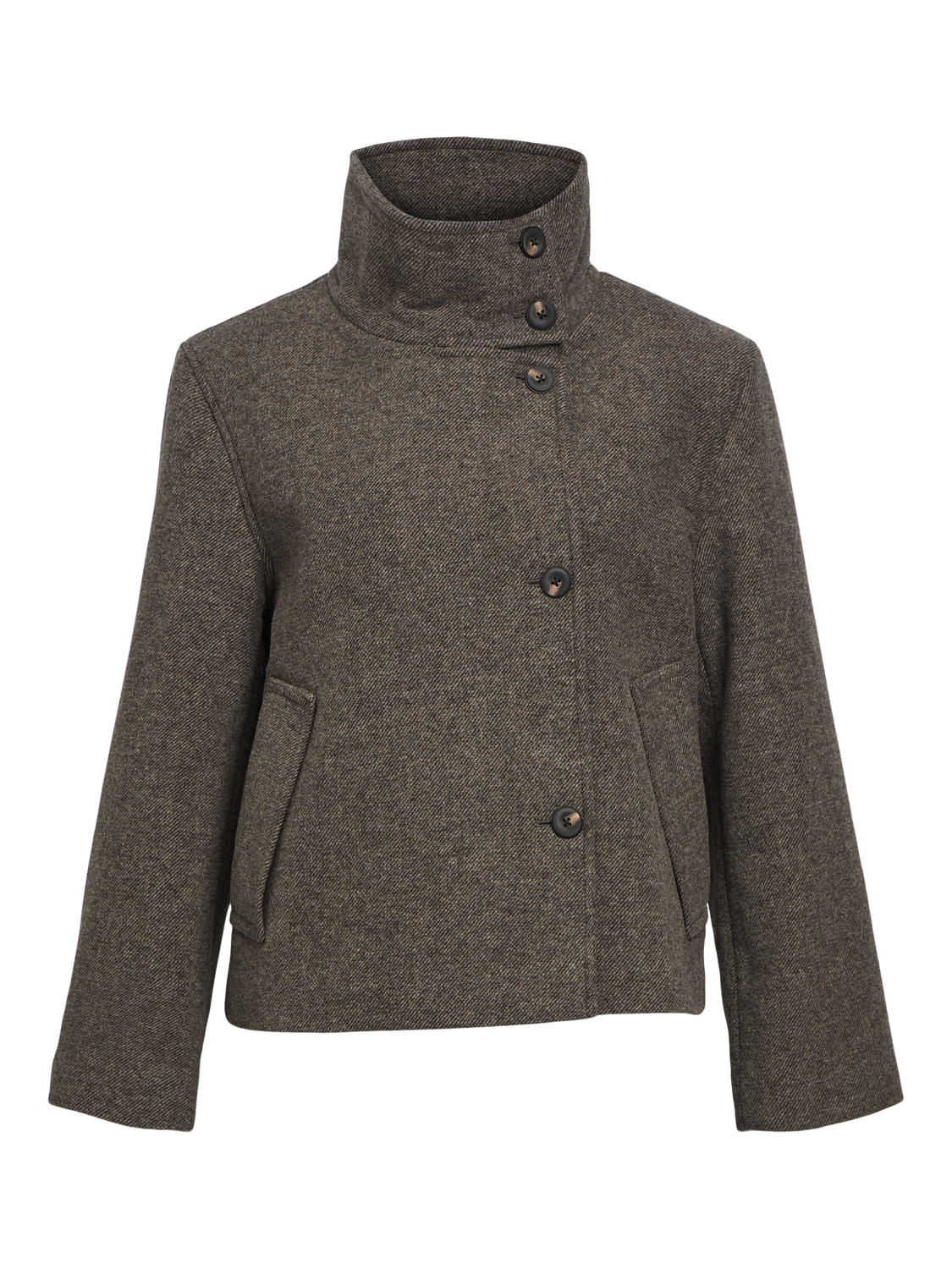Objriki Re Short Jacket Noos Mellomgrå