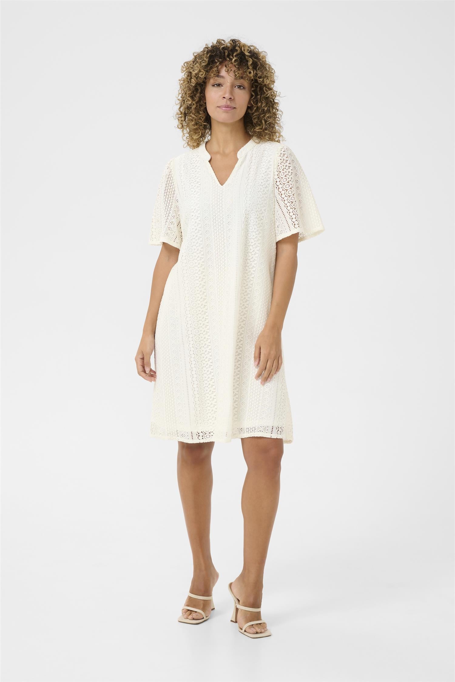 CRRubby Lace Dress Marshmallow