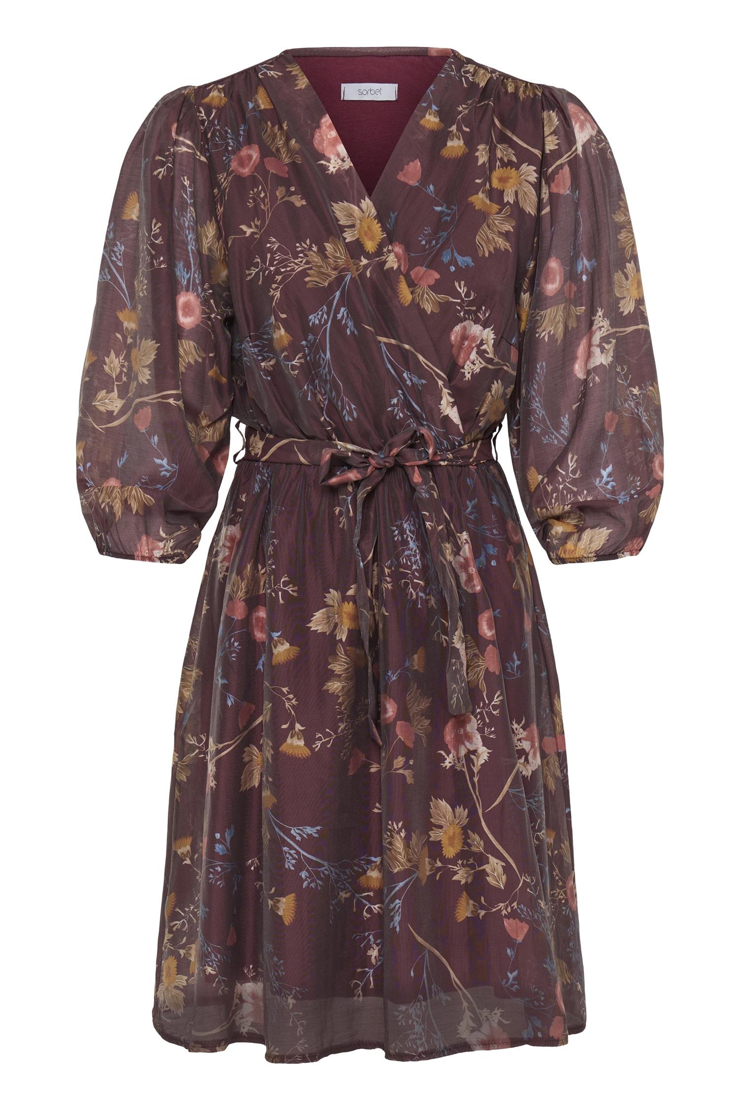 Sbleyia Short Dress Cabernet