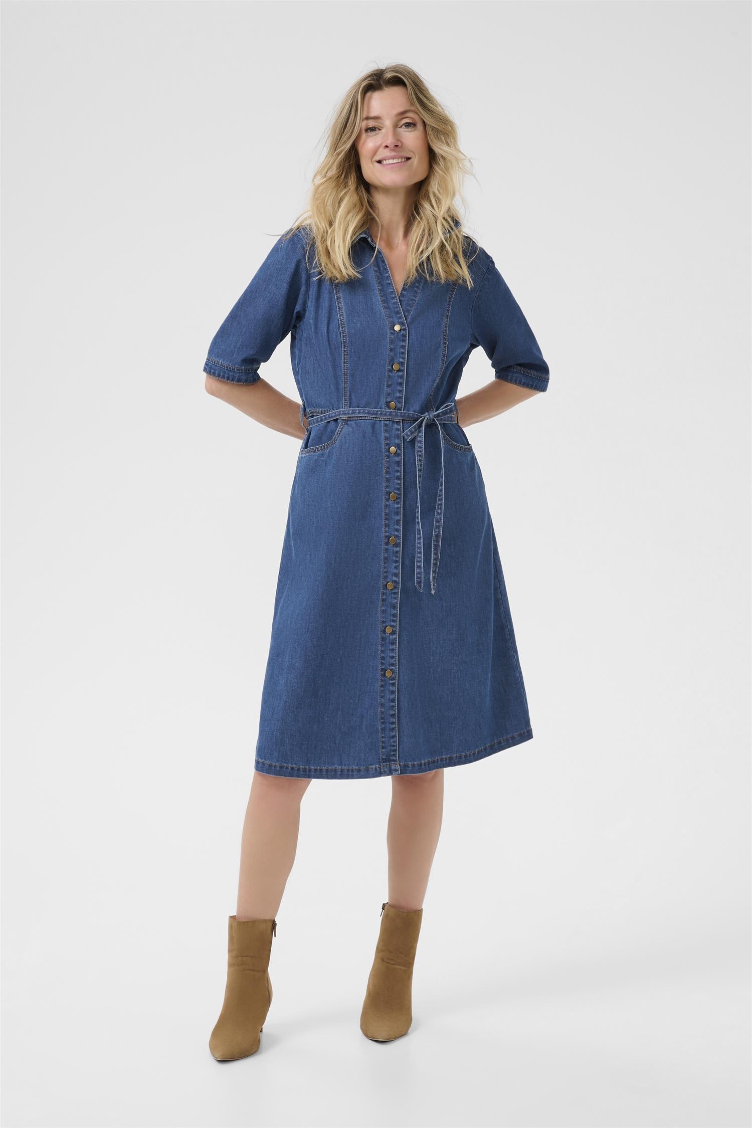Crestelle Denim Dress Jasper Blue Denim