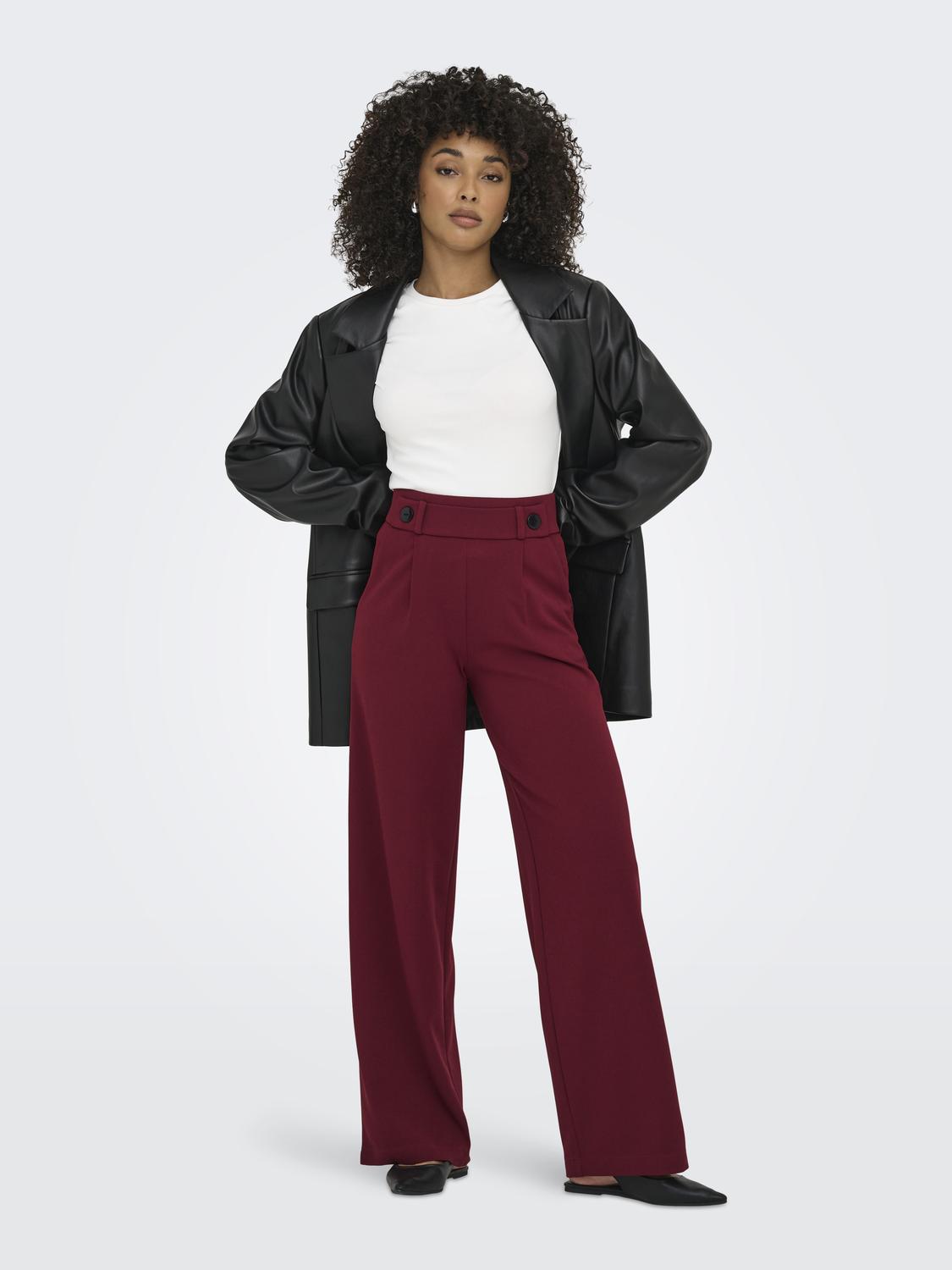 JDYGEGGO LIFE NEW LONG PANT JRS NOOS Mørkelilla