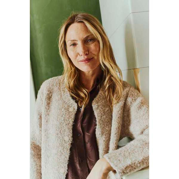 FQJUMP-CARDIGAN Beige