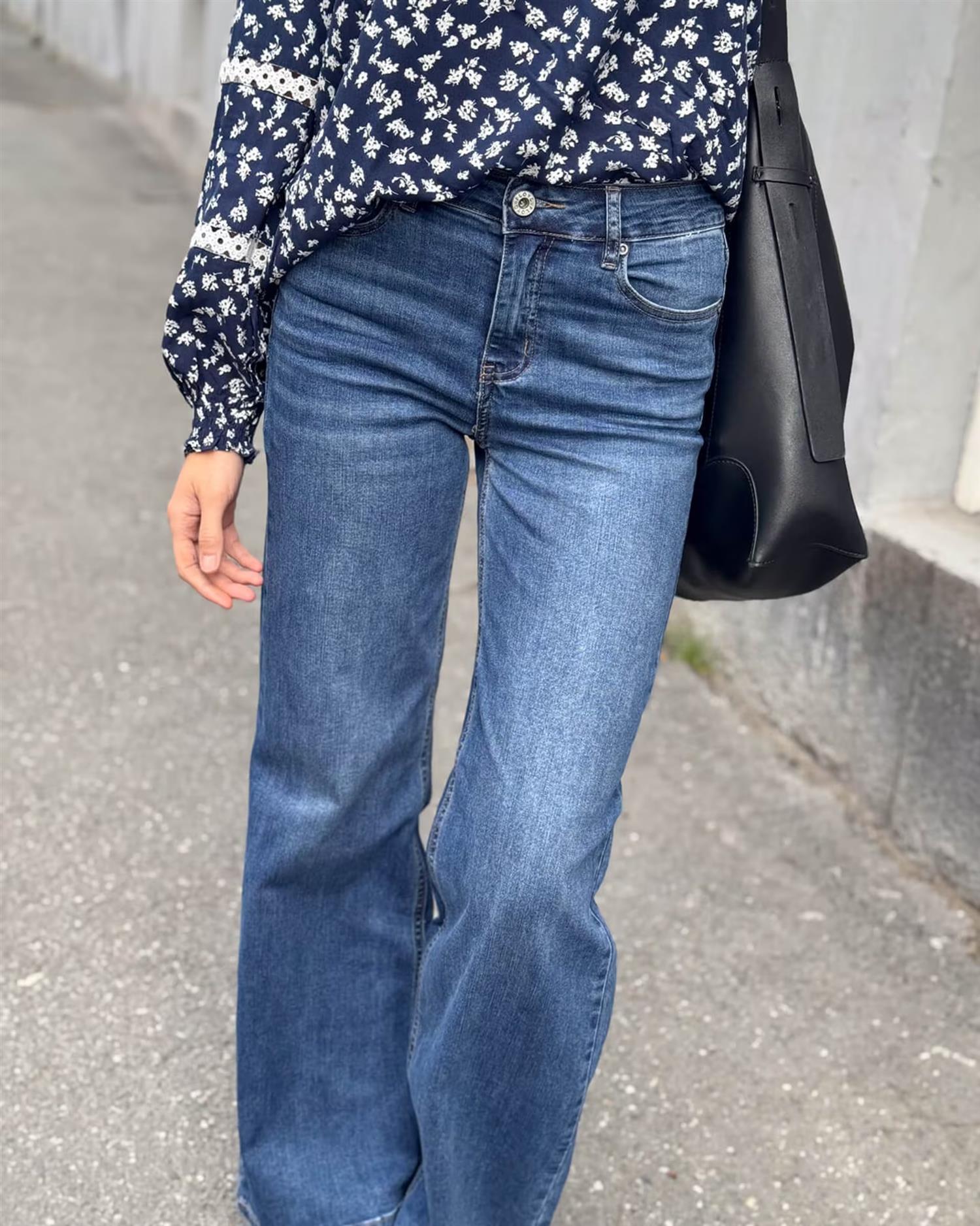 ELLIE 4007 JEANS Mørkeblå