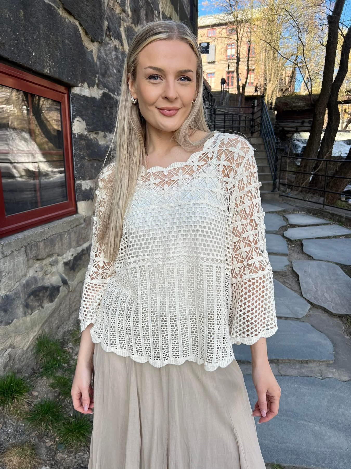 SBRAMINA BLOUSE Beige