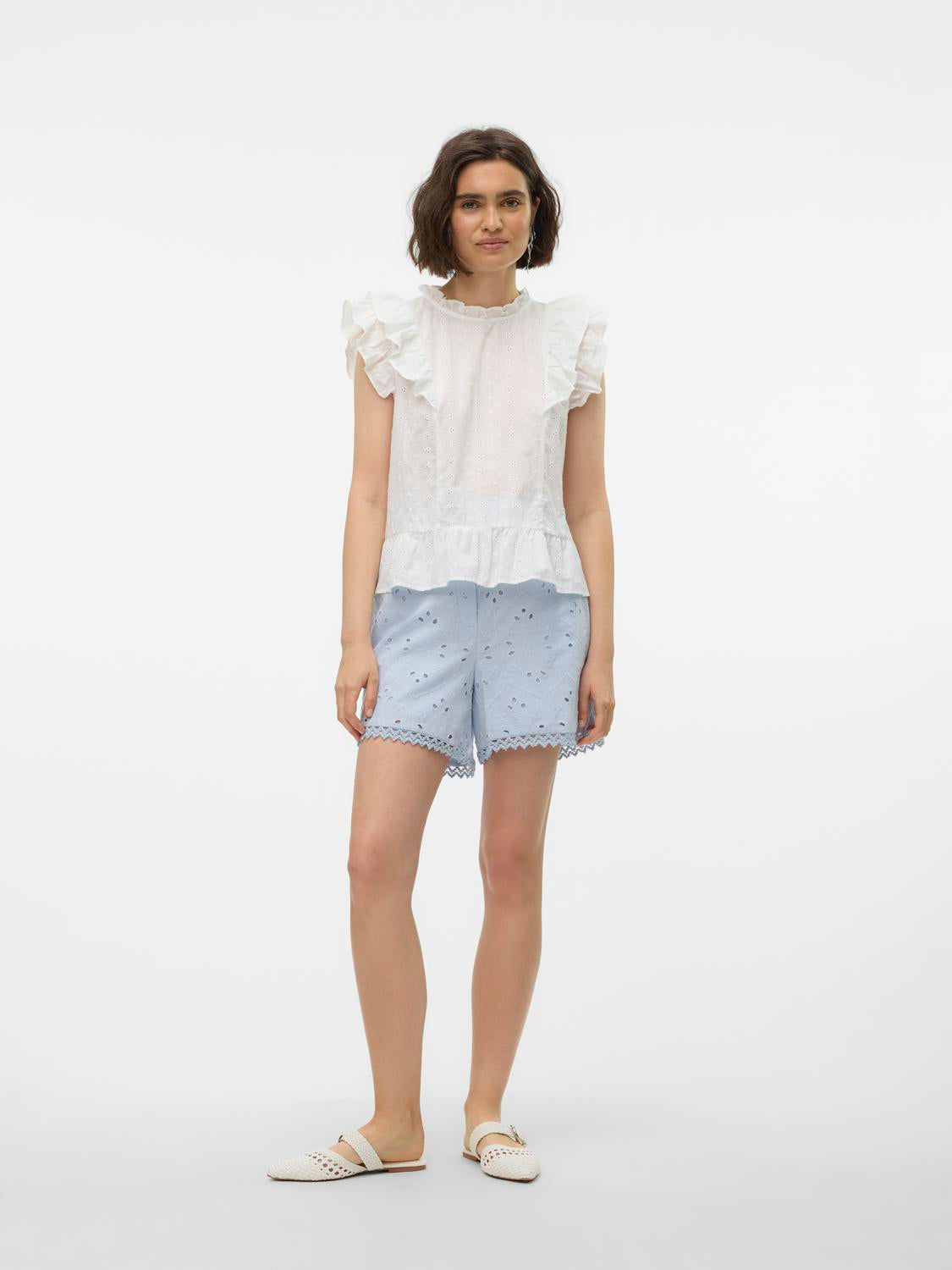 VMKAMMY SL HIGH NECK TOP VMA Hvit