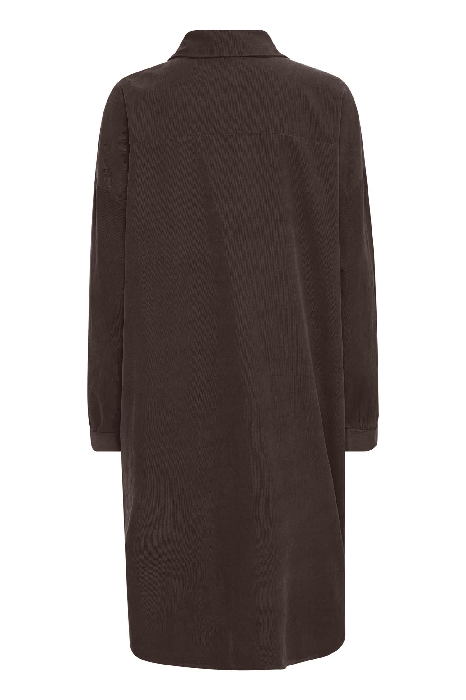Sbtonya Shirt Dress Chocolate Brown