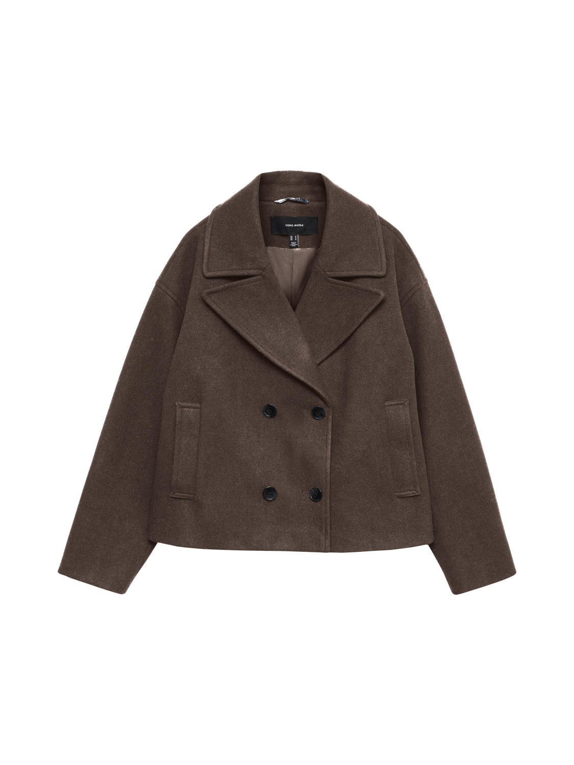 Vmvinceline Short Jacket Noos Mellombrun