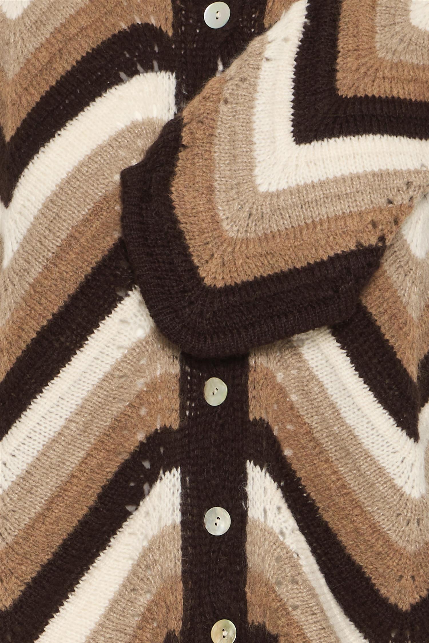 Sbbidiga Knit Cardigan Chocolate Brown