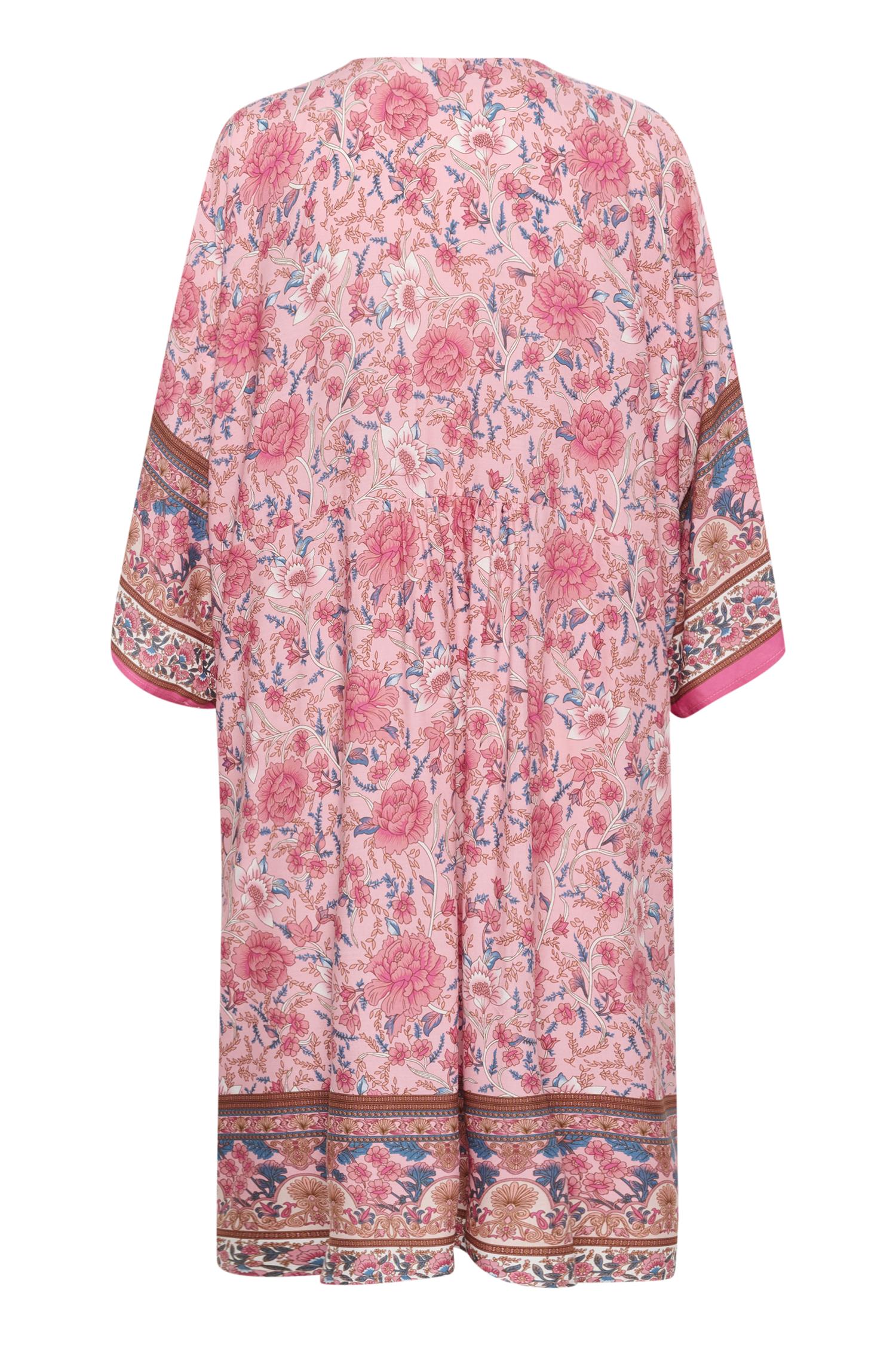 CRFippe Kimono Begonia Pink Flower