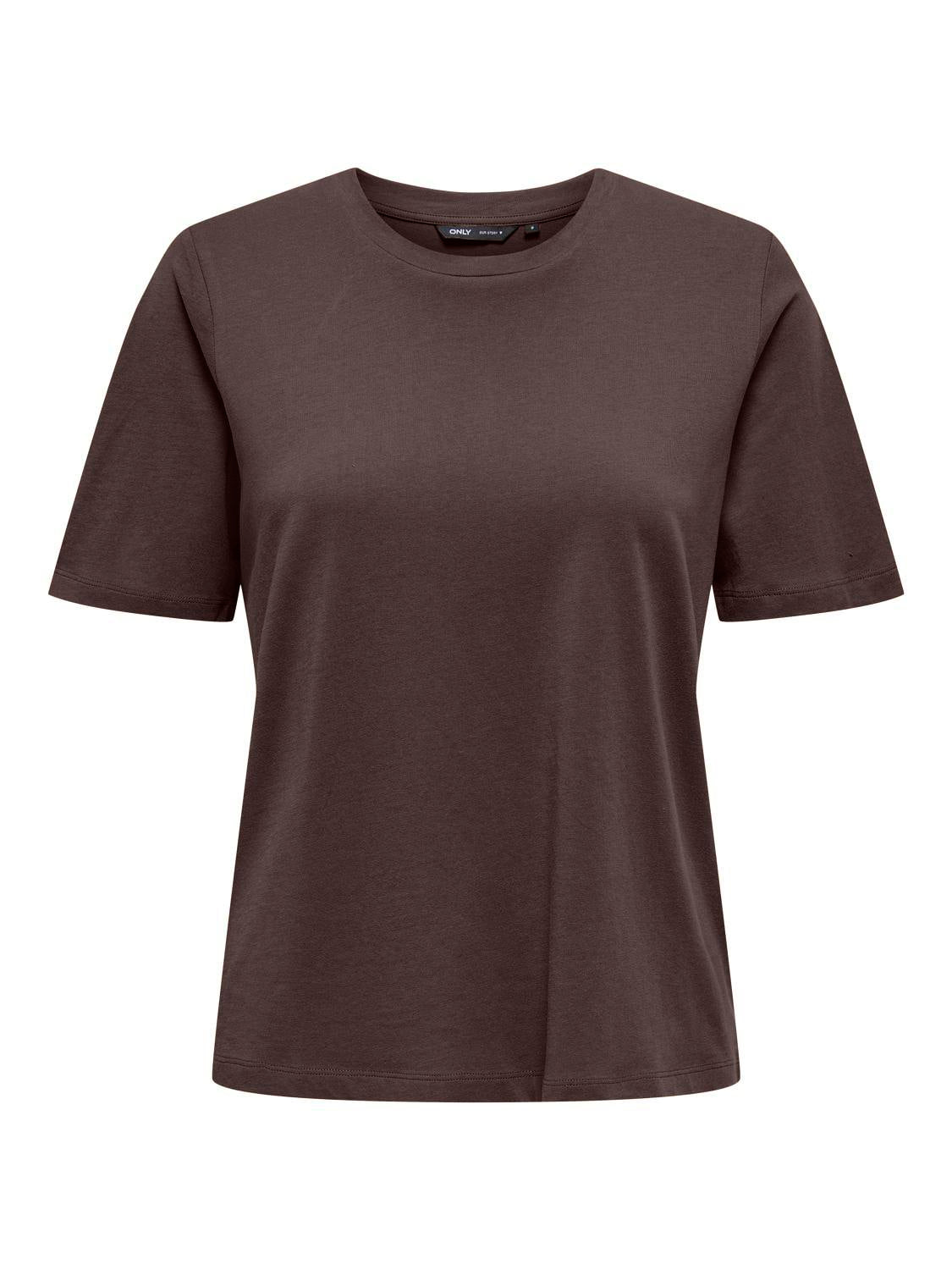 Onlonly S/s Tee Jrs Noos Mørkebrun