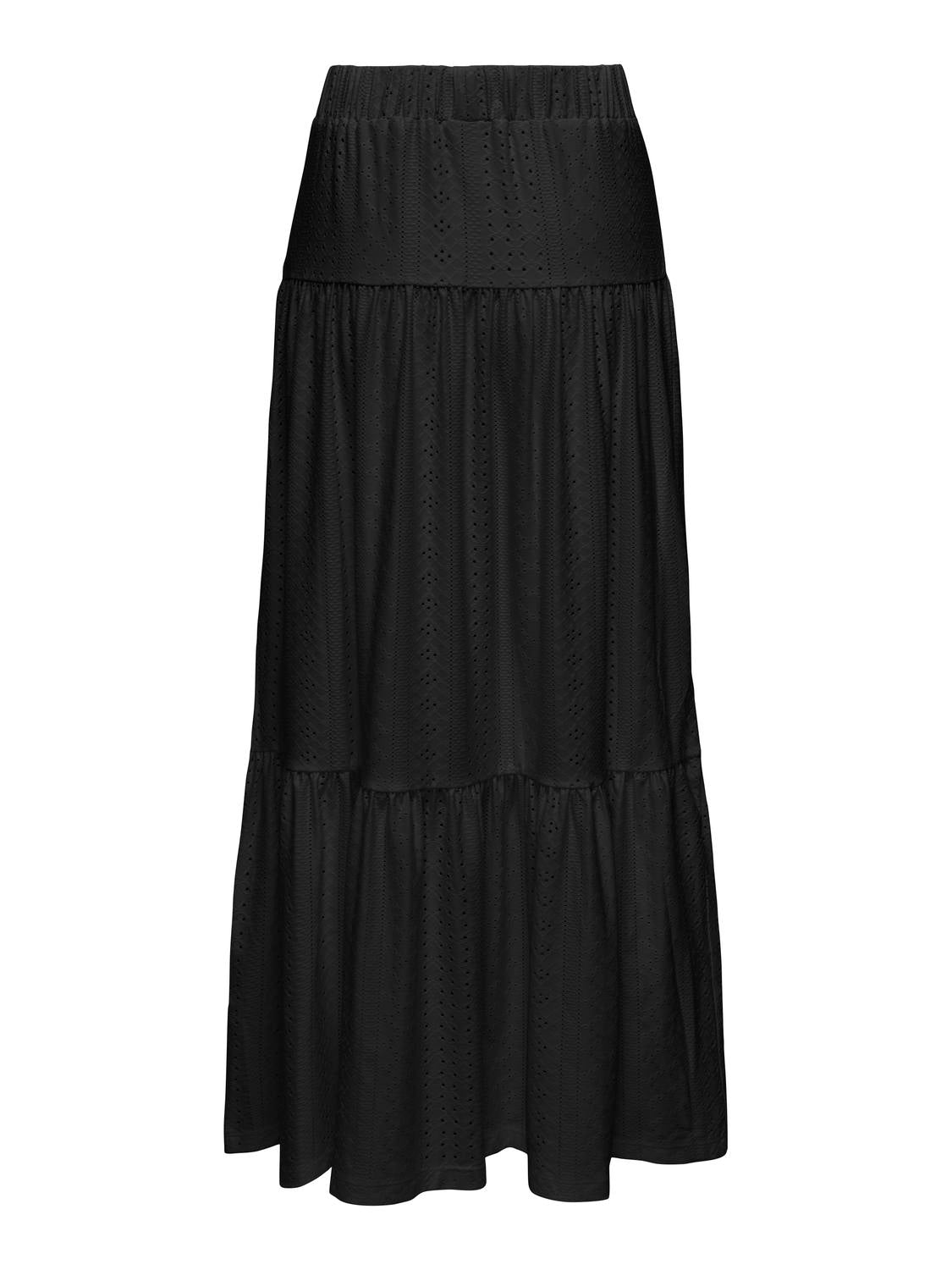 JDYCATHINKA ANCLE SKIRT JRS DIA Sort
