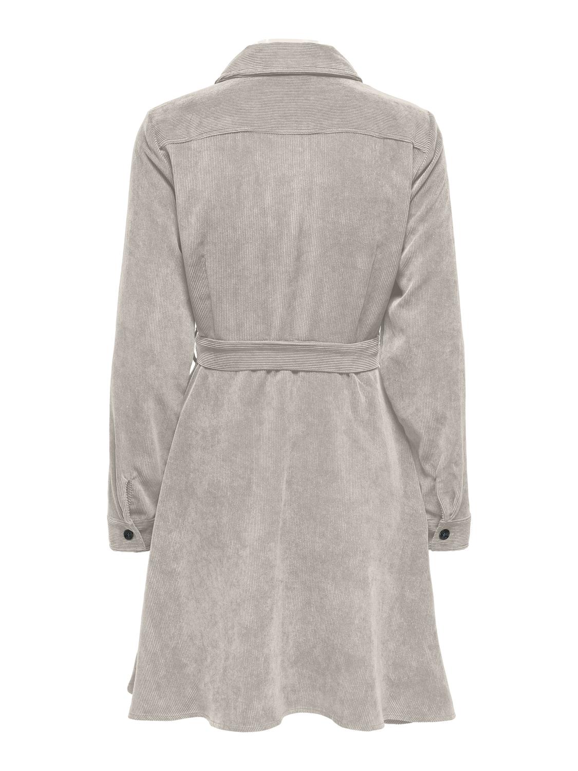 Jdyulla Ohio L/s Dress Wvn Dia Lysegrå