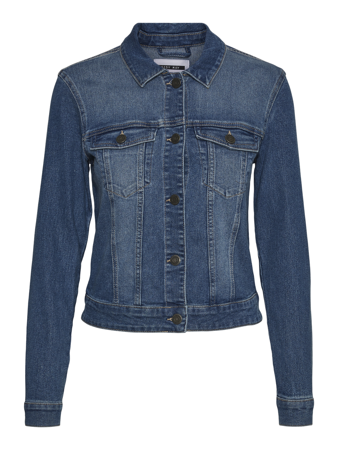 NMDEBRA L/S BLUE DENIM JACKET NOOS Mellomblå