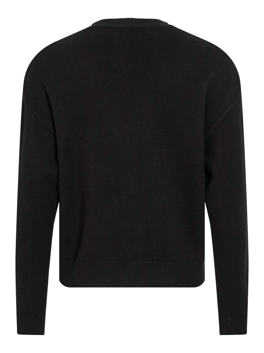 Viril V-Neck Knit Cardigan - Noos Sort