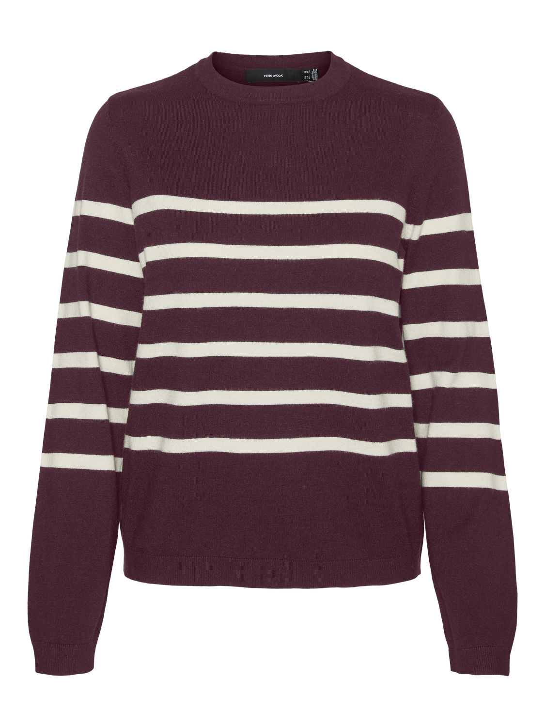 VMSABA PLAIN LS O-NECK PULLOVER GA NOOS Mørkelilla