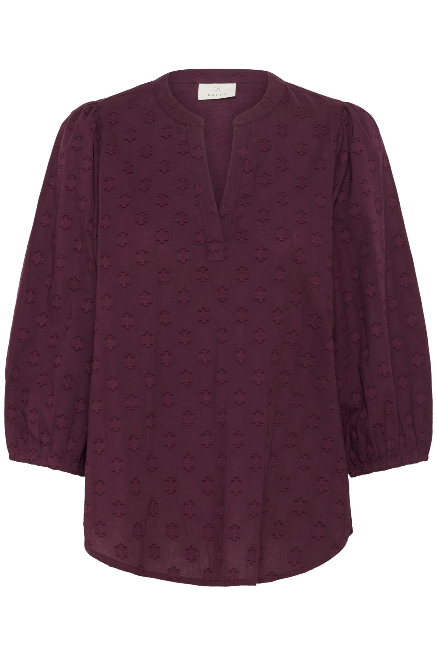 Kaenya Blouse 3/4 Sl Windsor Wine