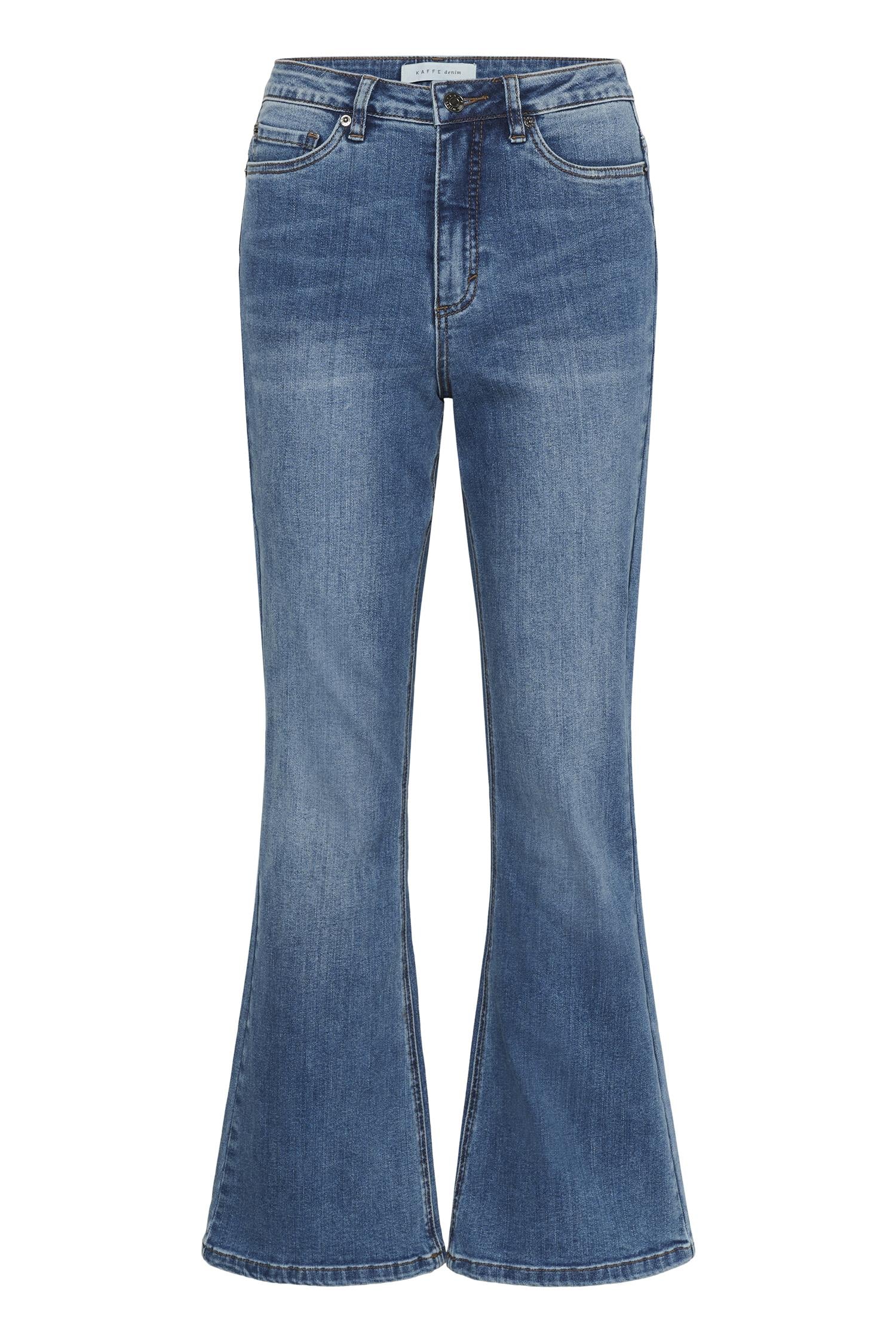 Kaforest Hw Slim Fit Jeans Medium Blue Denim