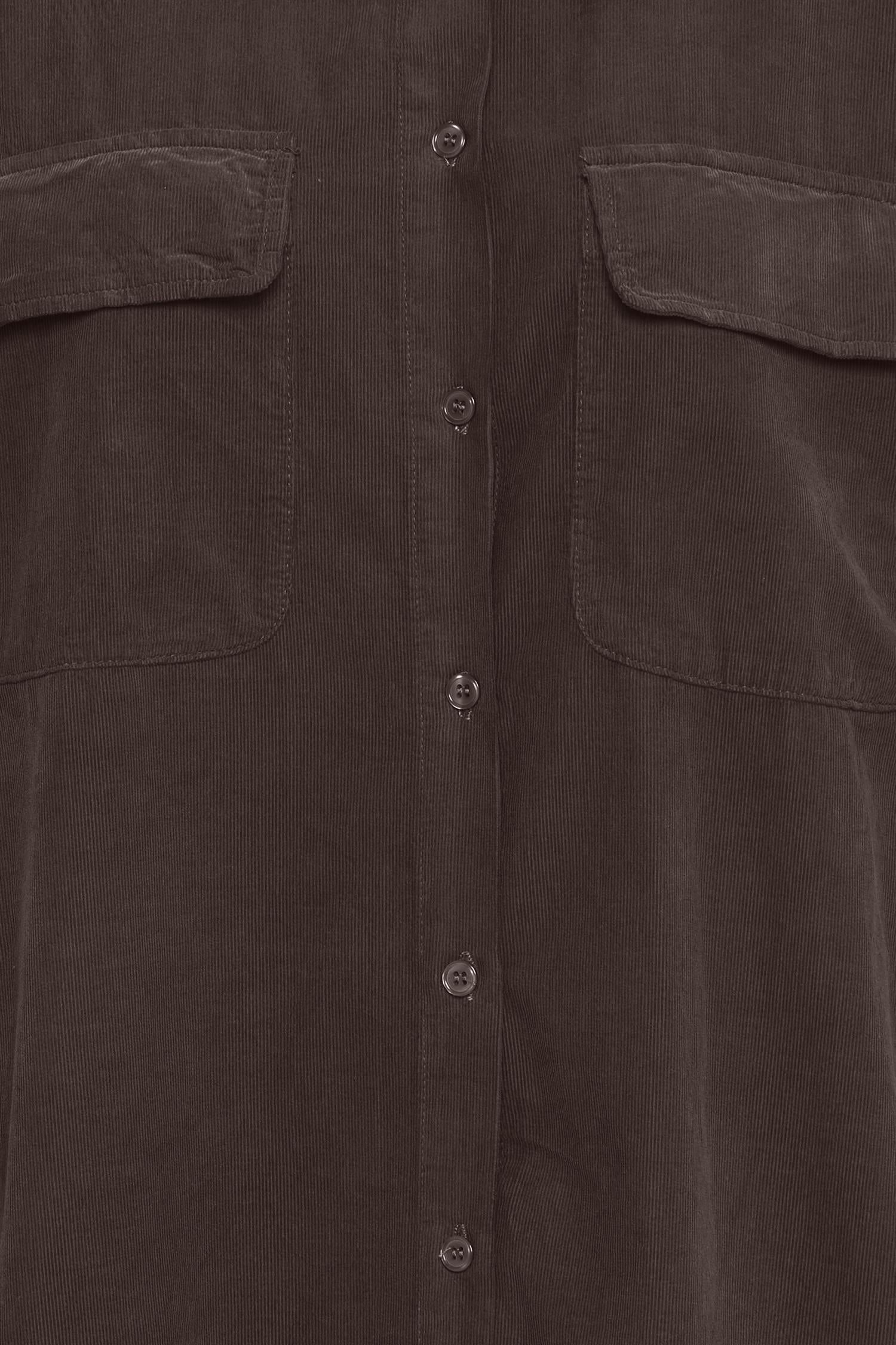 Sbtonya Shirt Dress Chocolate Brown