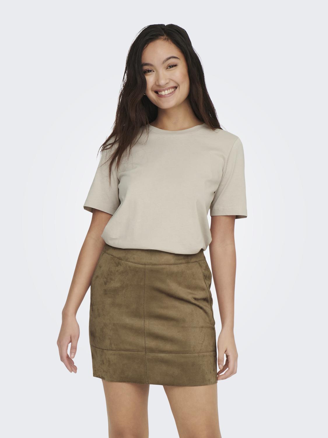 Onlonly S/s Tee Jrs Noos Lysegrå