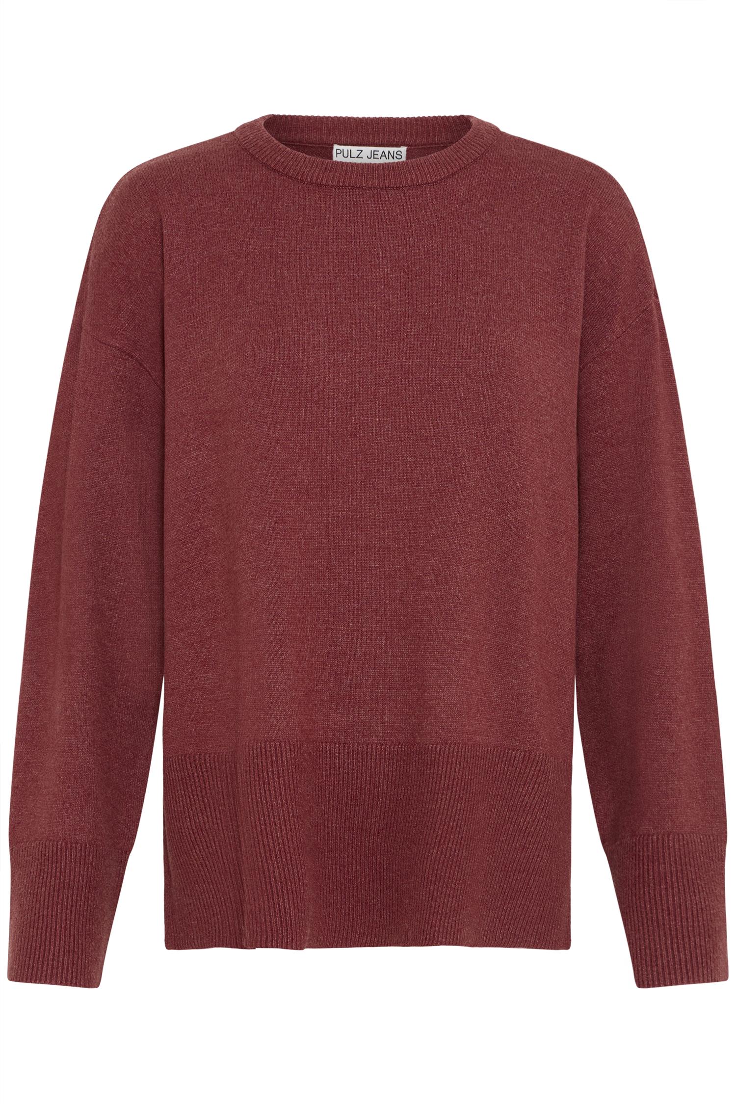 Pzsteffi Oneck Pullover Spiced Apple Melange