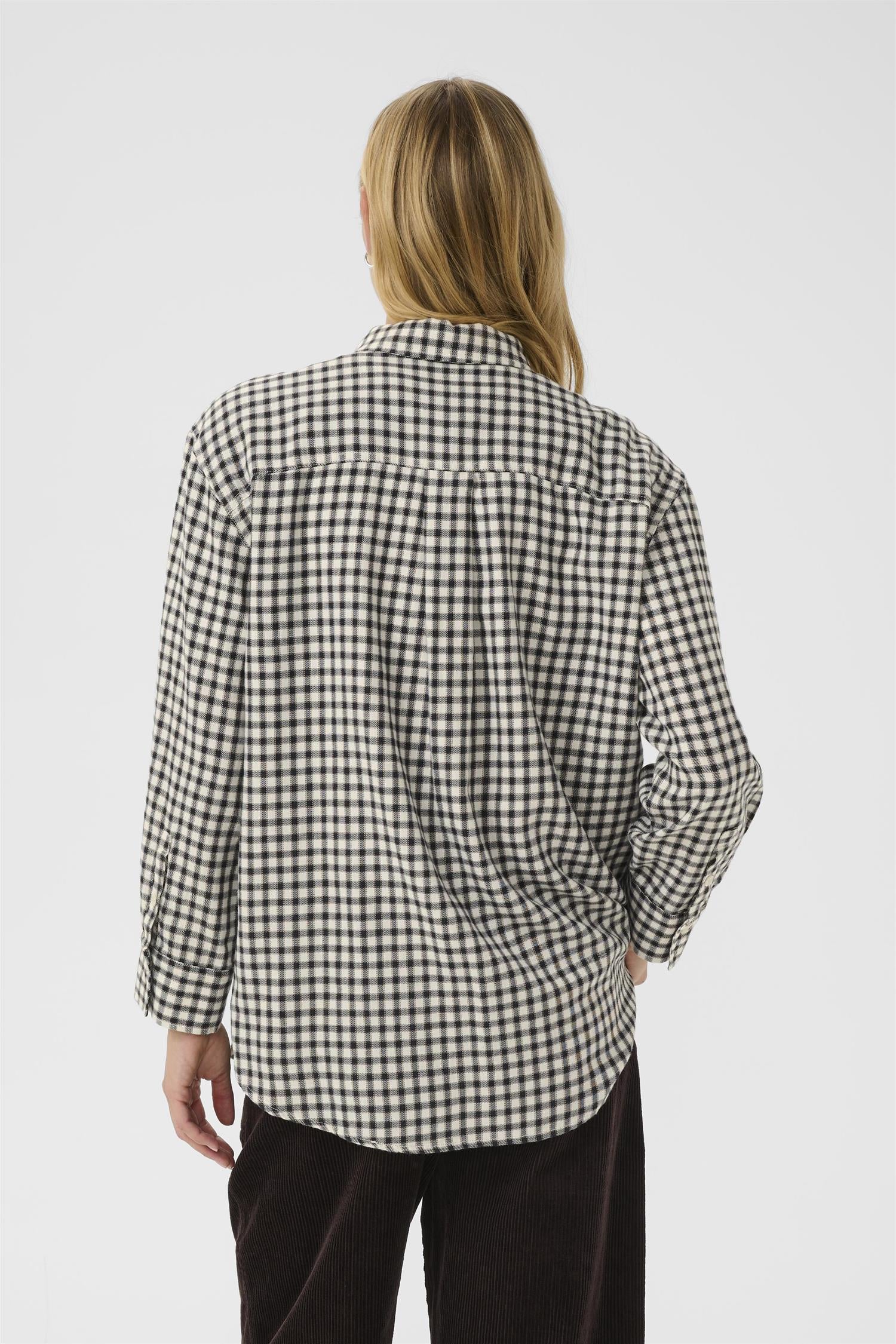 Sameapw Sh Dark Navy Mini Check