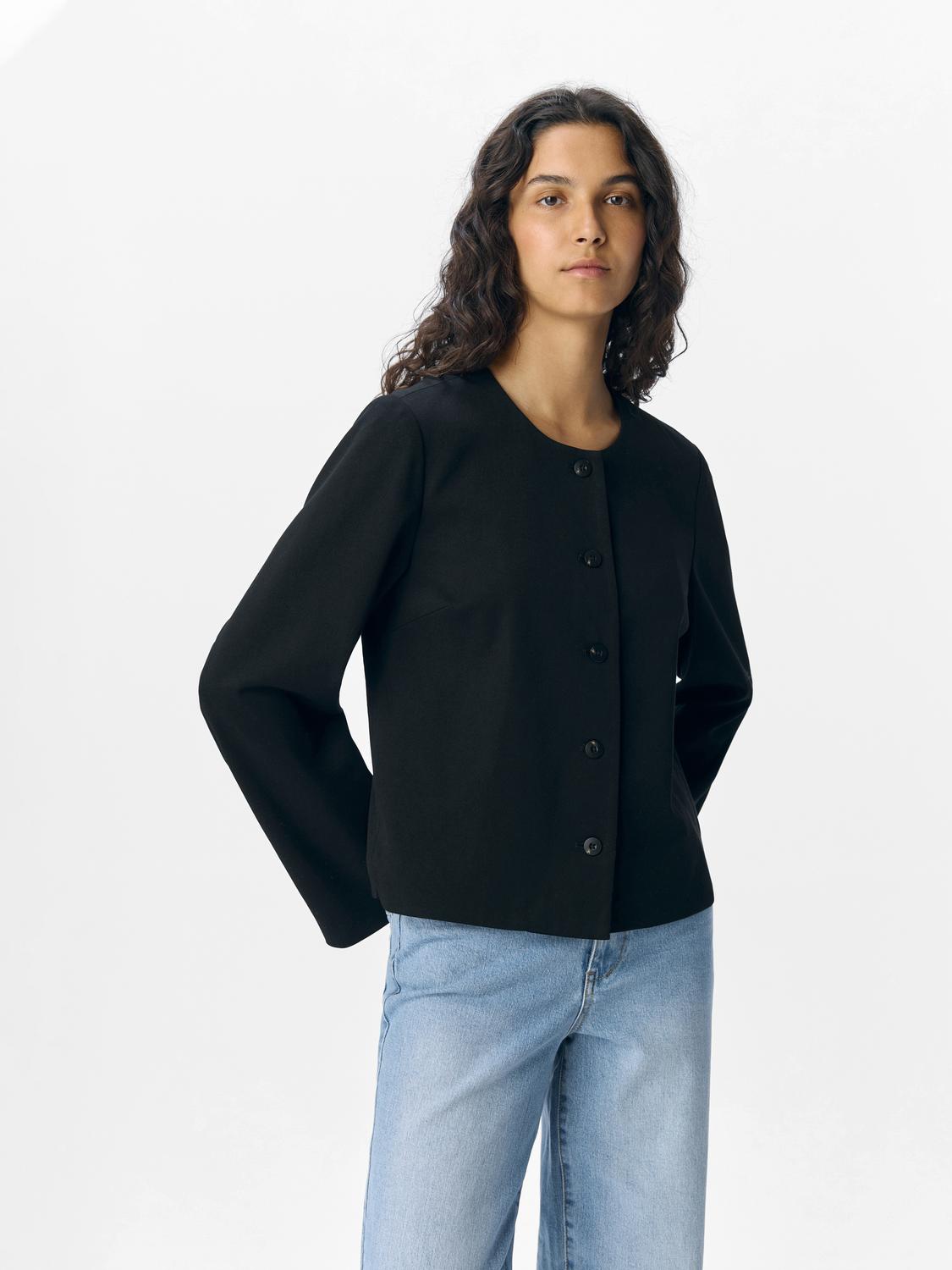 Objlisa L/s Re Blazer Noos Sort