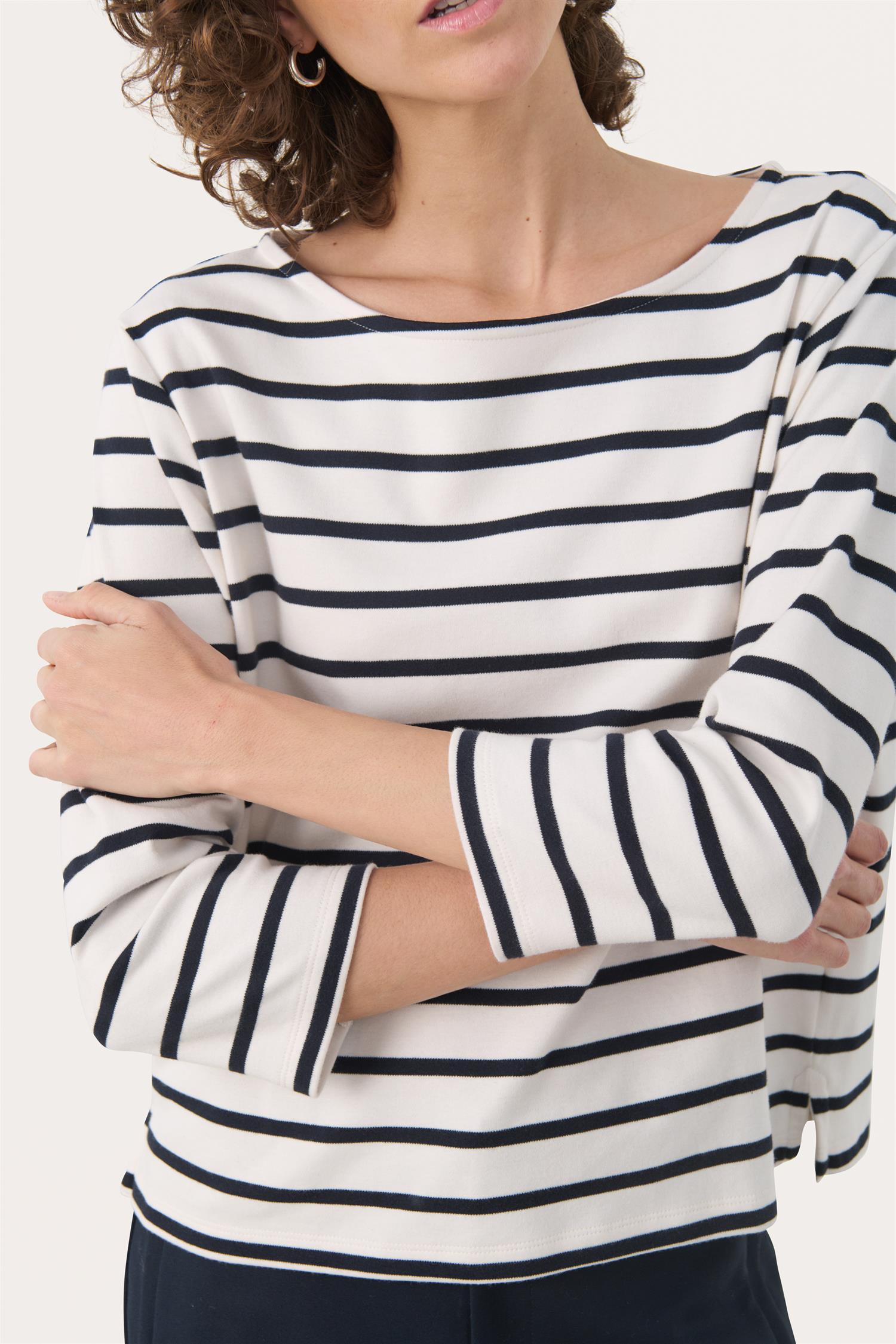 Nelapw Ts Dark Navy Stripe
