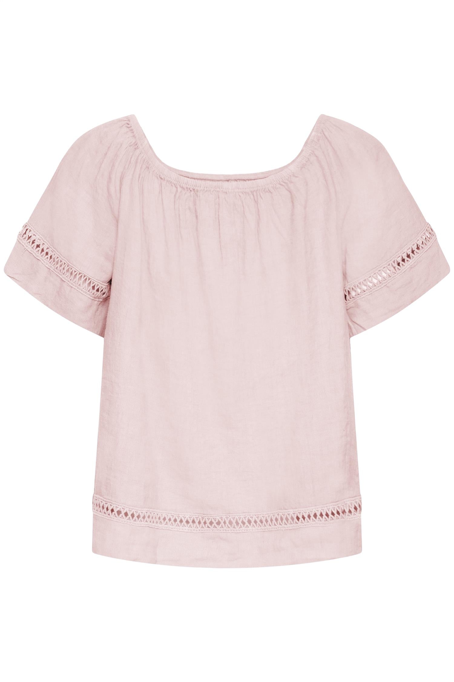 SBFONTANELLE SS BLOUSE Rose Smoke