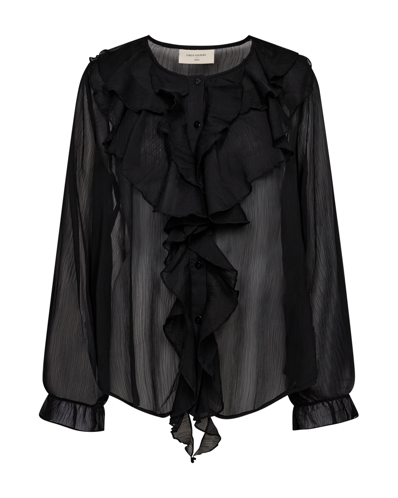 FQDITTE-BLOUSE Svart
