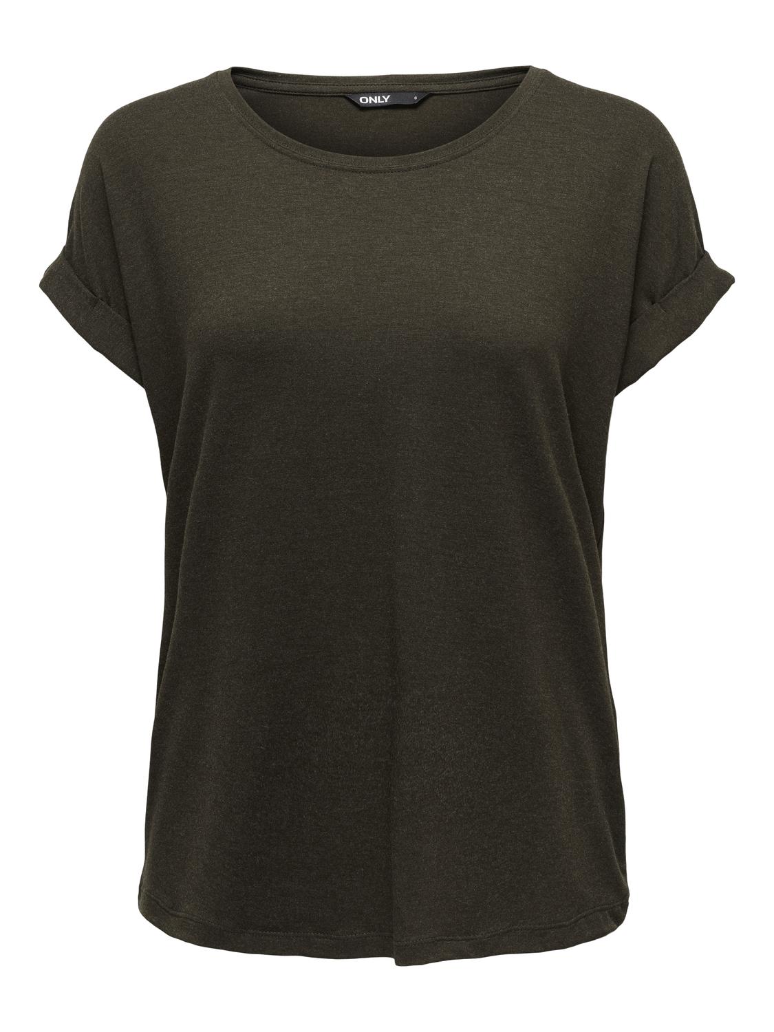 ONLMOSTER S/S O-NECK TOP NOOS JRS Mellombrun