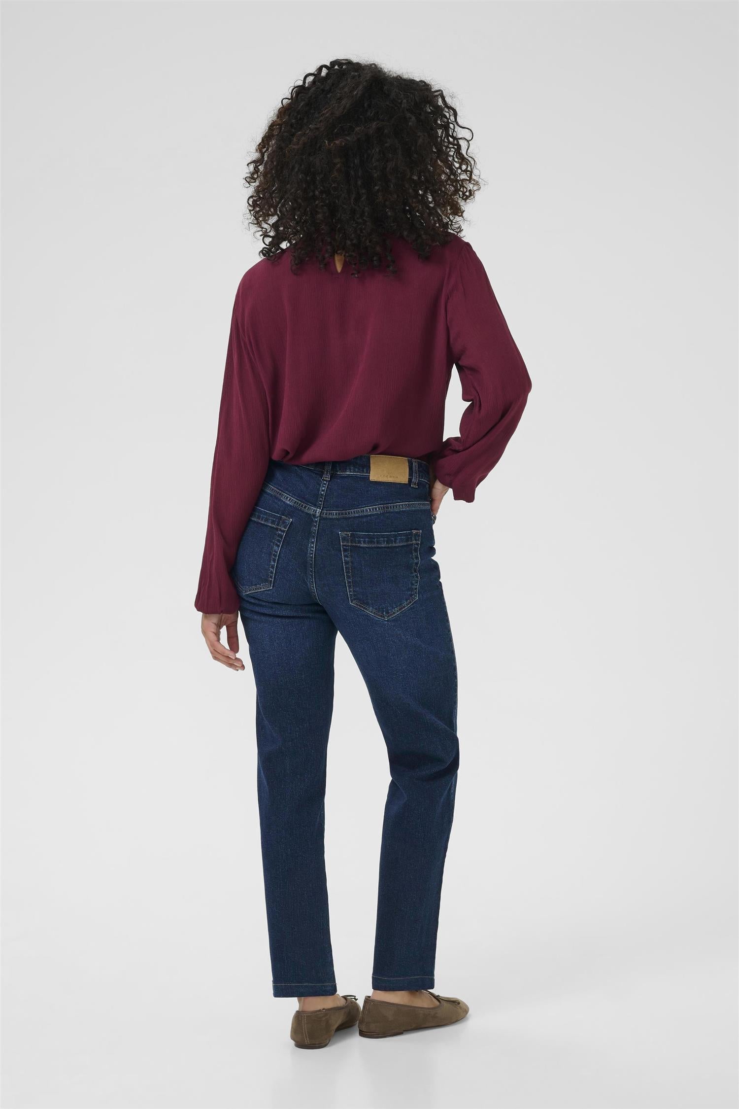 Kamaris Reg Fit Jeans Dark Blue Denim