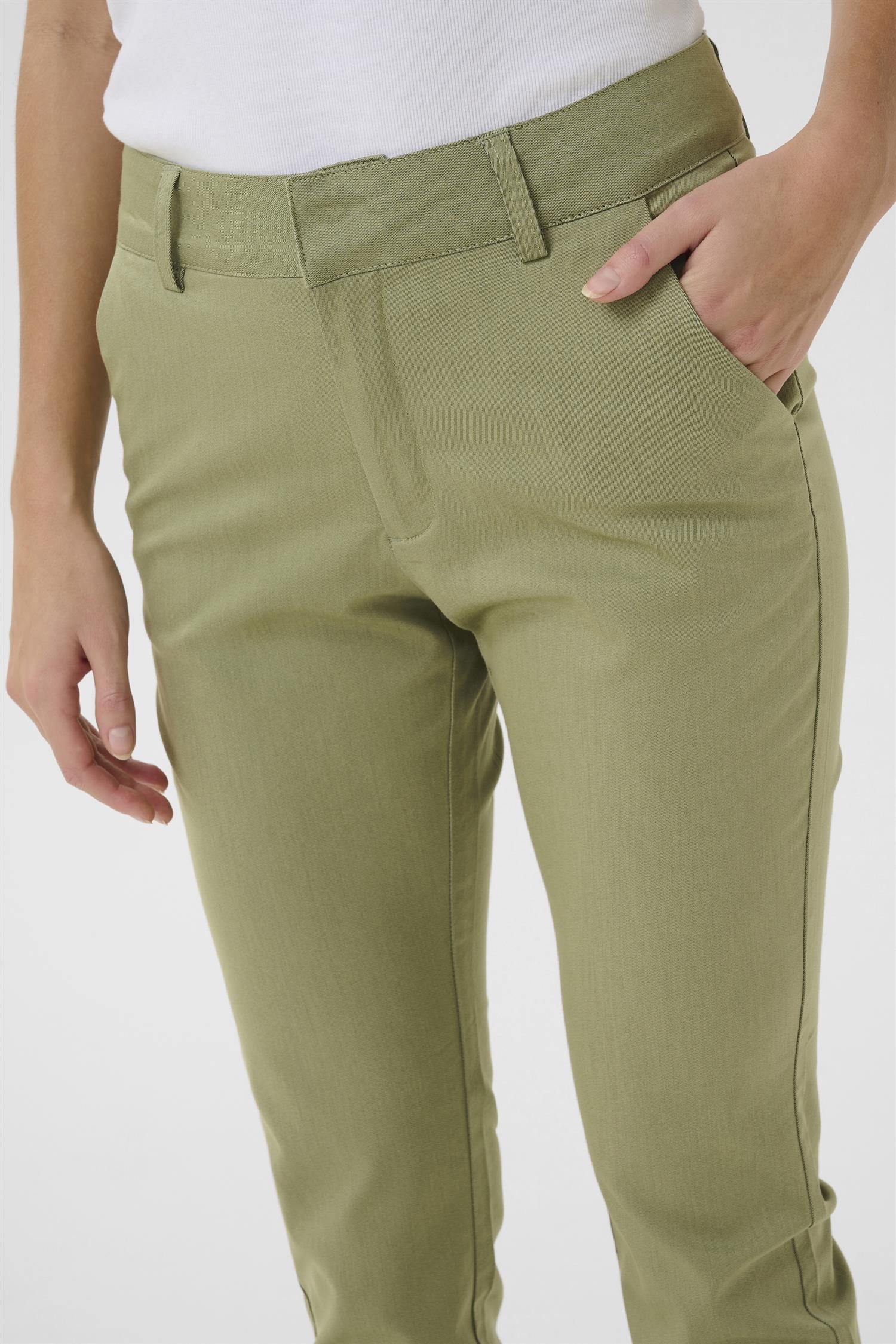 KAlea Capri Pants Oil Green