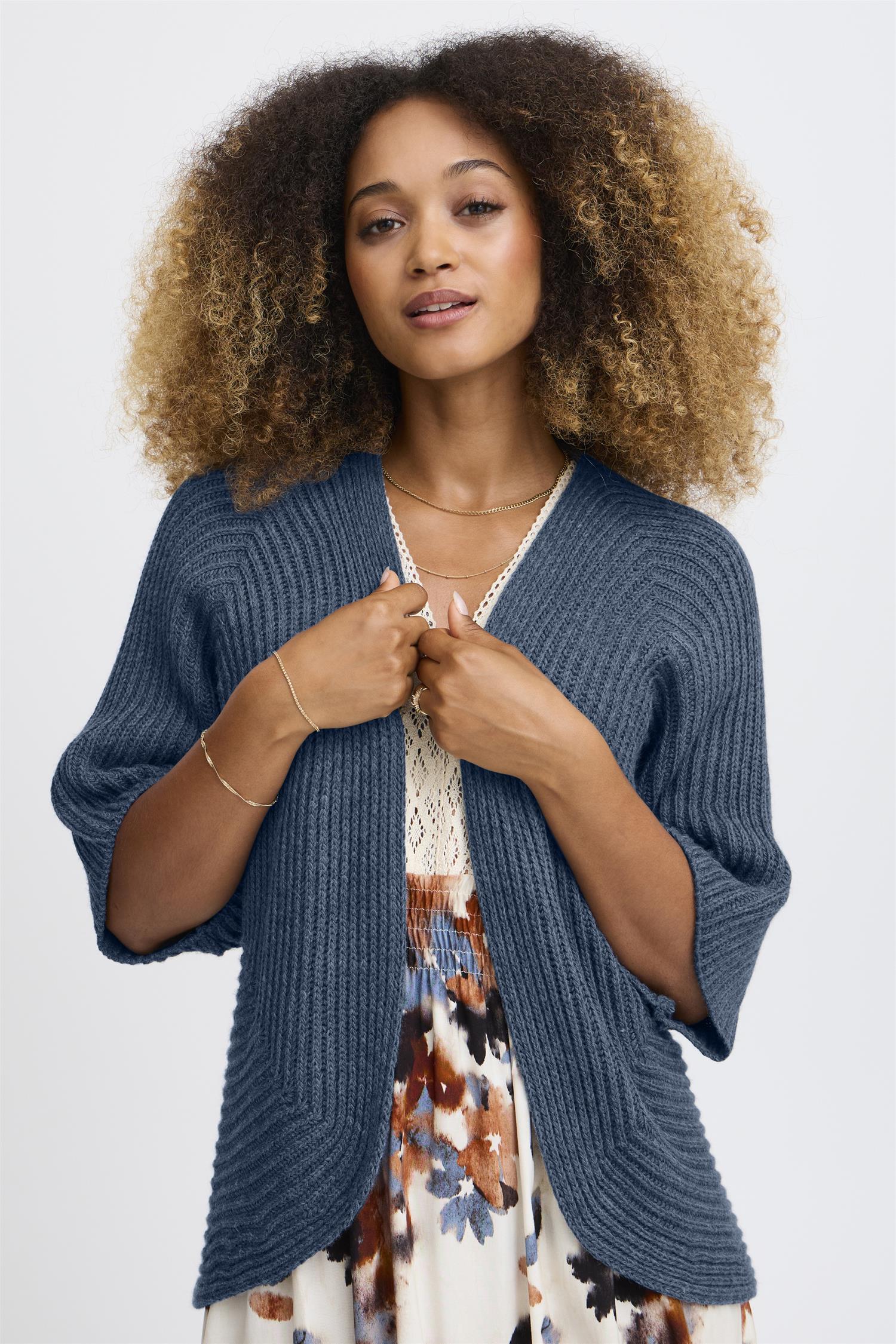 Sbcarly Cardigan Navy Melange