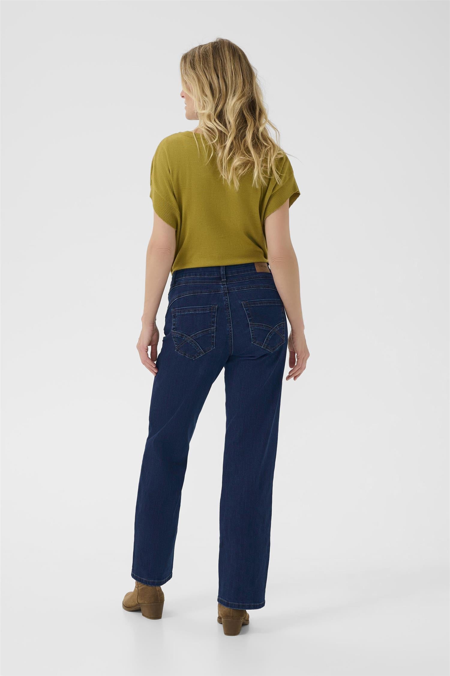 Crlone Straight Leg Jeans - Coco Fit Dark Blue Denim