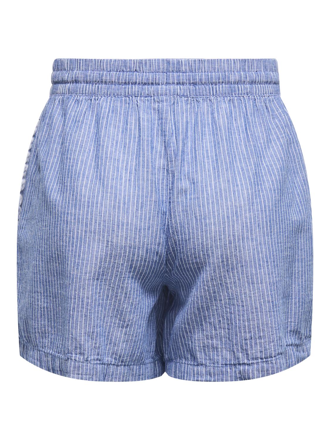 JDYMILA HW SHORTS WVN Blå