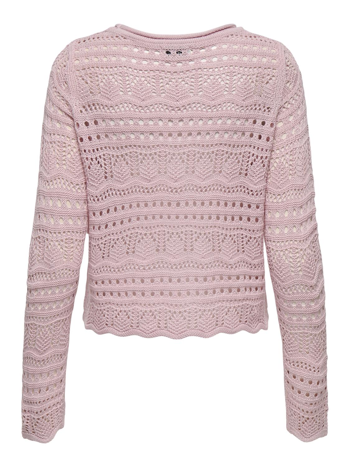 JDYSUN LAY L/S BOATNECK PULLOV. KNT NOOS Lyselilla