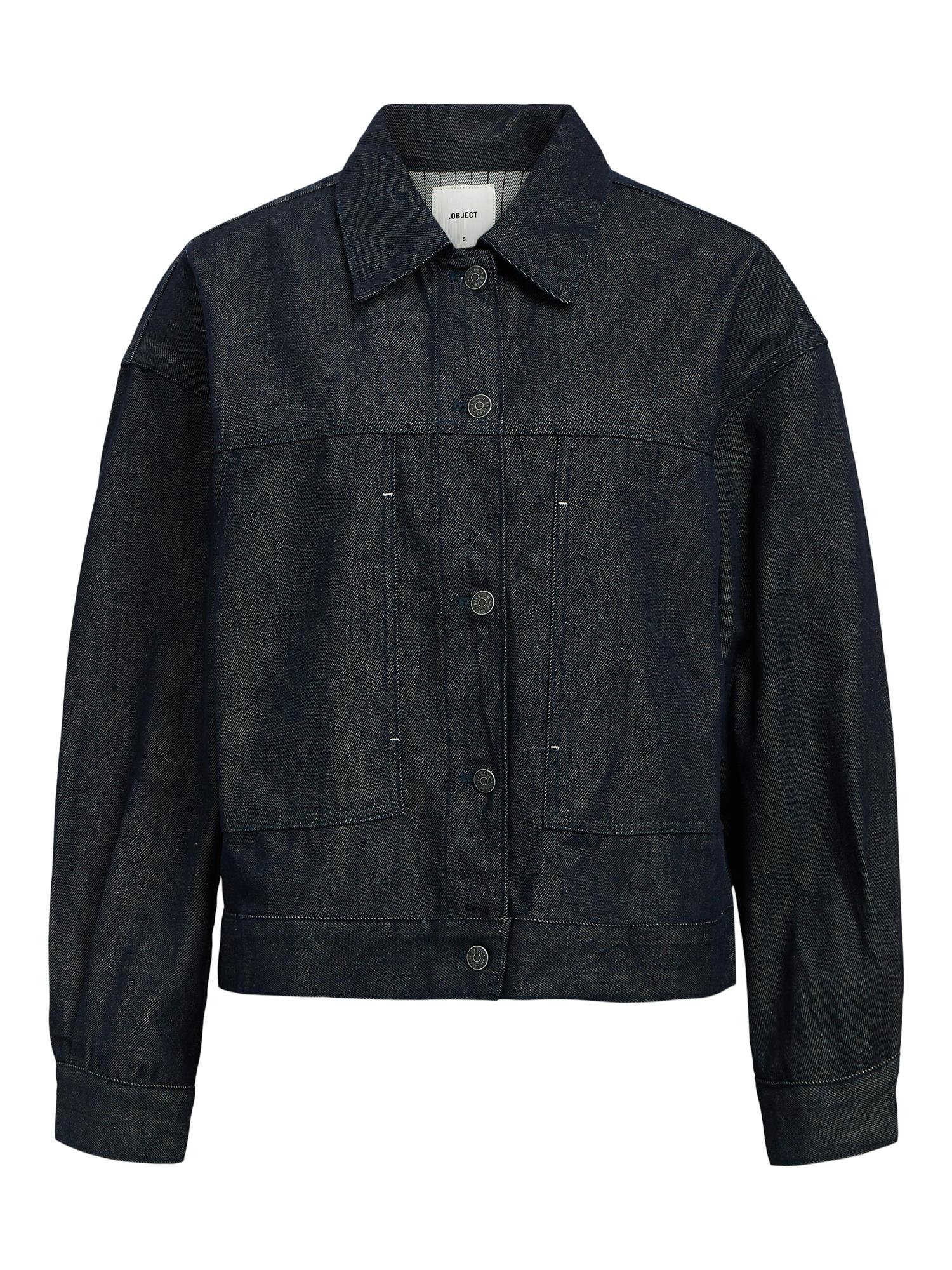 OBJCRYSTAL DNM LO L/S JACKET 136 Dark Blue Denim