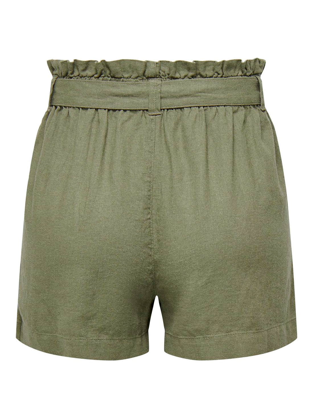 JDYSAY MW LINEN BELT SHORTS WVN NOOS Mellomgrønn
