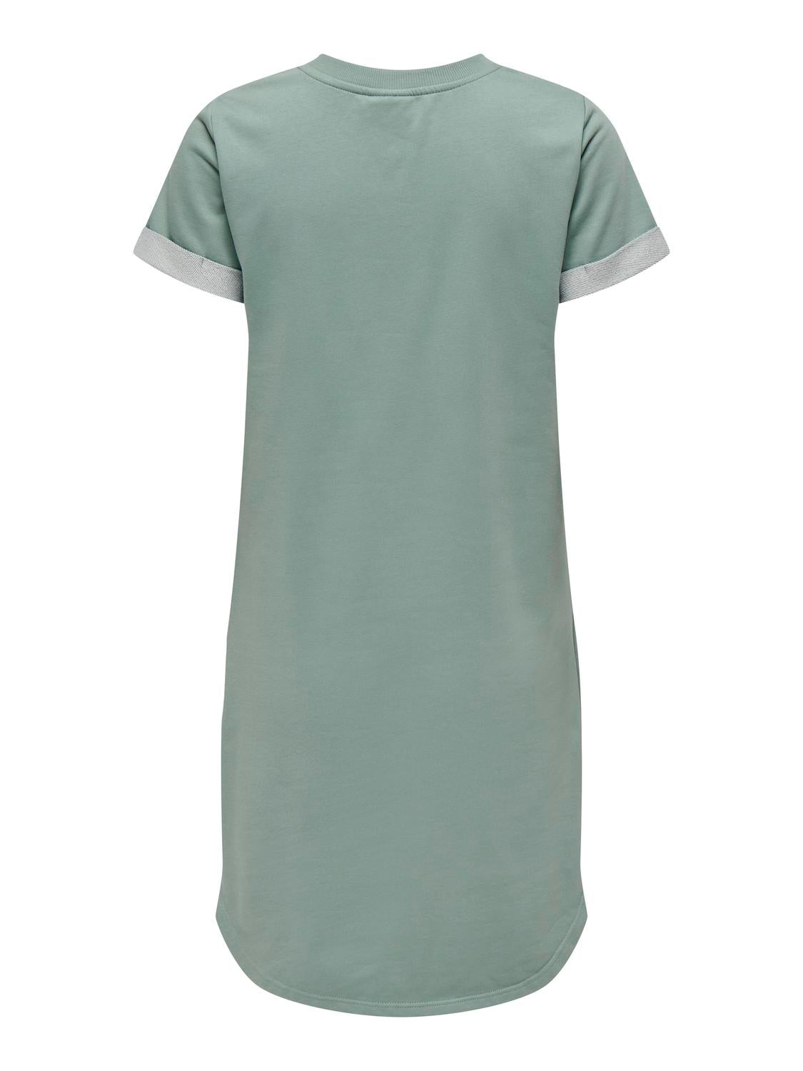 JDYIVY S/S DRESS JRS NOOS Mellomgrå